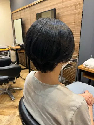 ショート ヘアアレンジ アルター鎌取店所属・メンズカット/パーマ 手塚真宙のヘアスタイル