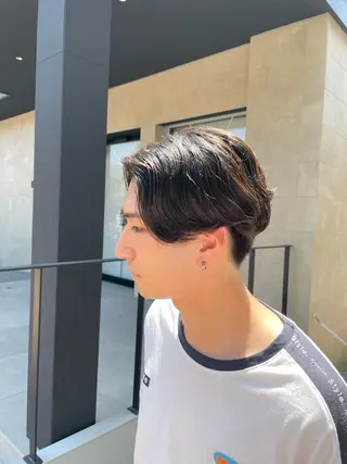 パーマ メンズ 横山 亮太のヘアスタイル