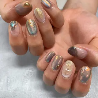 ネイル ニュアンス🌿‬ Aivy./アイビーのネイルデザイン