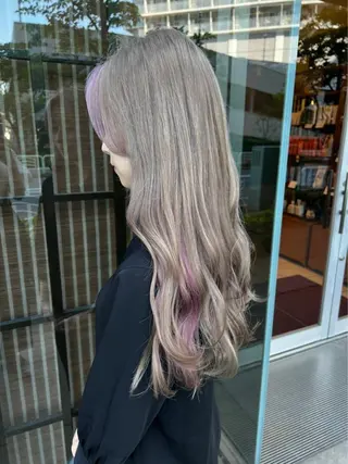 ロング カラー ヘアアレンジ シャルマン銀座店所属・🌟東銀座マンツーマ ン🌟タカナシのヘアスタイル