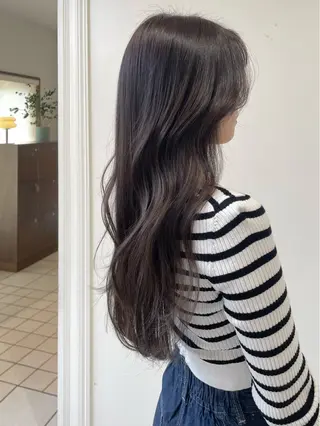 ロング カラー affction大曽根店所属・似合わせヘア🤎透明 感カラー🤎MIKAのヘアスタイル