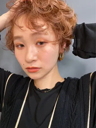 ショート パーマ KOKOKARA hair星ヶ丘店所属・柴田 のぞみのヘアスタイル
