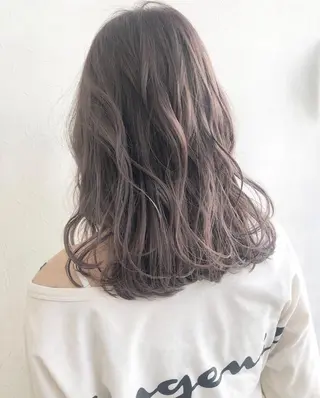 セミロング カラー nakahara madokaのヘアスタイル
