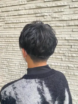 パーマ メンズ フェイスヘアークリエイション所属・大形 誉のヘアスタイル