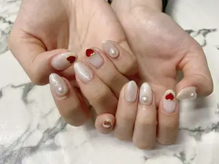 ロング カラー ネイル Q Free nailsのネイルデザイン