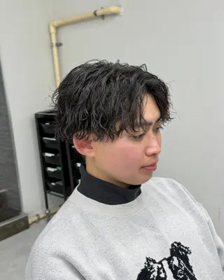 パーマ メンズ シャドウパーマ/ メンズ/KENTAのヘアスタイル