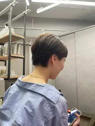 ショート lmano所属・🍃○岡 |  Maruokaのヘアスタイル