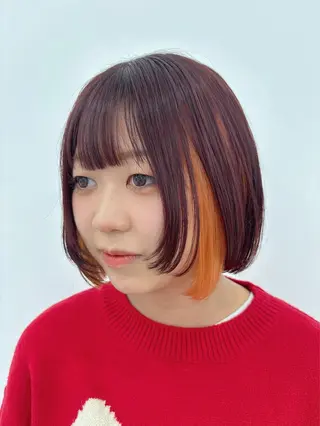 Wカラー/暖色/べ ージュりく©︎🐝のヘアスタイル