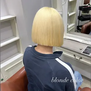 カラー inq sakae所属・りん🌷︎名古屋 ブリーチカラーのヘアスタイル