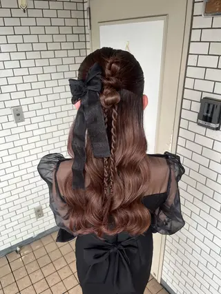 ヘアアレンジ 推し活＊イベントヘア 💕ゆり🐈🐾のヘアスタイル