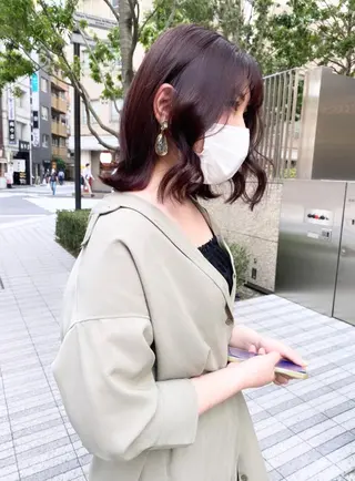 ショート カラー ヘアアレンジ 🌷FUKA🌷 まろやかハイトーンのヘアスタイル