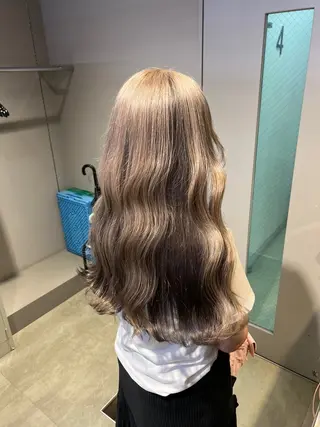 カラー パーマ ヘアアレンジ メンズ 🤍レイヤーカット/ ベージュヘア🤍のヘアスタイル