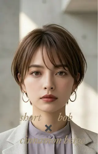 ショート カラー M.SLASH 辻 孝志のヘアスタイル