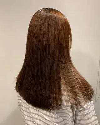 ロング カラー 縮毛矯正/スパイラル パーマ/表参道のヘアスタイル