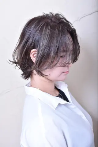 ミディアム カラー メンズ特化/パーマ指 名No.1/百瀬太郎のヘアスタイル