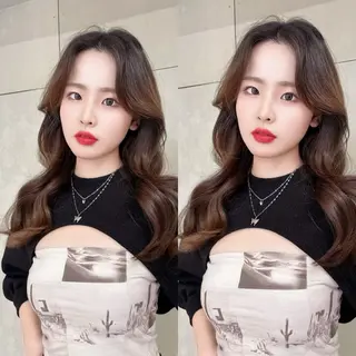 ロング カラー 韓国ヘア/髪質改善 TAKAHIROのヘアスタイル