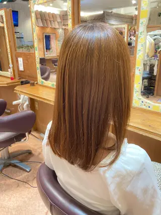 セミロング 水島 悠香子のヘアスタイル