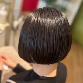 ショート ハイトーンカラー/ ケアブリーチ🎀あやのヘアスタイル