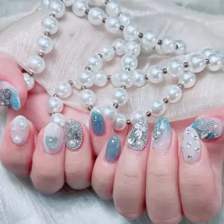 ネイル 🦋チップ長さだし 専門店🦋のネイルデザイン