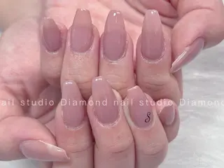 セミロング DIAMOND 💦のネイルデザイン