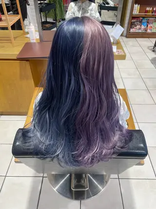 ロング 🌟デザインカラー 🌟コノミ🌟のヘアスタイル