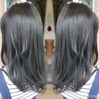 ロング カラー 北條 優輝のヘアスタイル