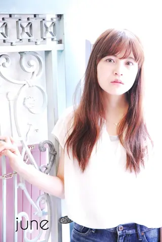 ロング カラー パーマ ヘアアレンジ メンズ 表参道Lise おおいしおりのヘアスタイル