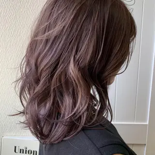 ミディアム カラー 韓国ヘア /男女❄️ 細江 美紅のヘアスタイル