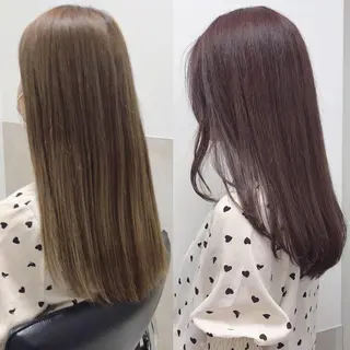 ロング カラー HARUNA🤍 大人ショートヘアのヘアスタイル