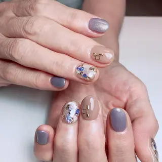 ショート ネイル ☺︎山部 志麻☺︎のネイルデザイン