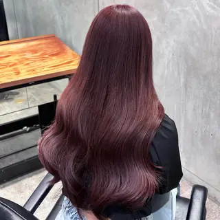 セミロング カラー ヘアアレンジ 🎀モテ暖色× エクステ🎀あかりのヘアスタイル