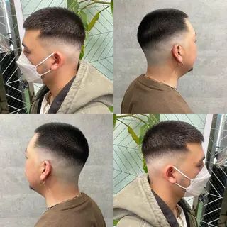 メンズ Le'a所属・渋谷/フェード/ 國分 翔のヘアスタイル