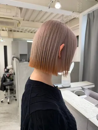 ショート okumura /ブリーチ/髪質改善のヘアスタイル