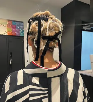 ヘアアレンジ りな/ボブ /ダブルカラーのヘアスタイル