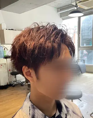 カラー メンズ 縮毛矯正モデル募集/ メンズ特化/奥響輝のヘアスタイル