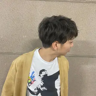 パーマ メンズ 🍑もも 🍑のヘアスタイル