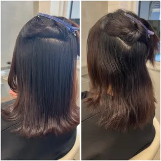 ミディアム INORI /フェイスレイヤーのヘアスタイル