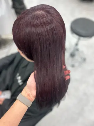 セミロング 🥀艶髪/似合わせ 暖色/まな🥀のヘアスタイル