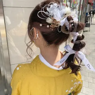 セミロング カラー パーマ ヘアアレンジ メンズ ワット 原宿のヘアスタイル