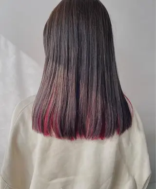 セミロング カラー a moment(モーメント)所属・蔵前 デザインカット KOBAYASHIのその他イメージ