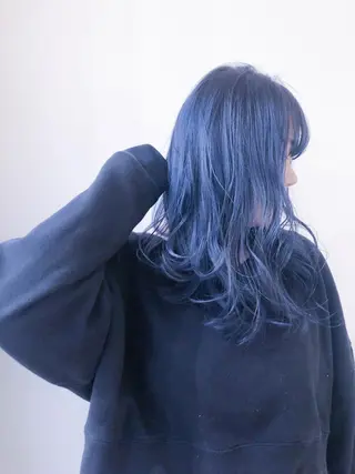 セミロング 寺山 靖晃のヘアスタイル