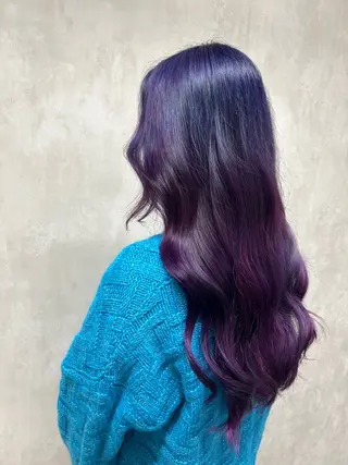 ロング カラー ウプ🦋marina takeuchiのヘアスタイル