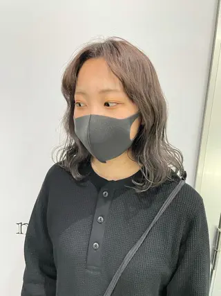 ミディアム 栄　mighty by H所属・不破一輝/栄/矢場町 ボブ/レイヤー/艶髪のヘアスタイル