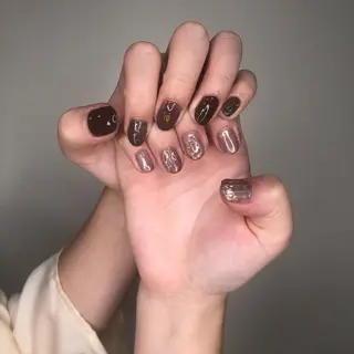 ネイル 【淡色color/ nail】maikoのネイルデザイン