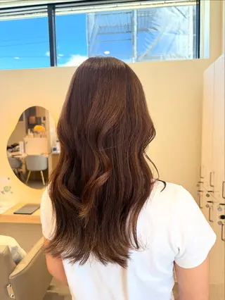ロング カラー レイヤー/透明感/髪 質改善/メンズ/佐藤のヘアスタイル