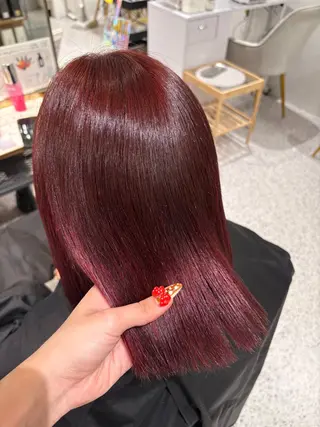 カラー 👽個性派ネイル🎀 komachiのヘアスタイル