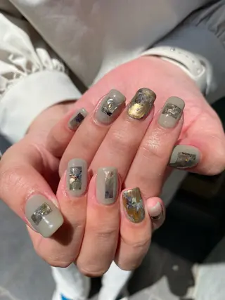 ネイル 草加ニュアンスネイル 🌚hersのネイルデザイン