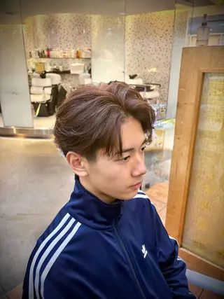 カラー パーマ メンズ 副店長｜相模大野 メンズ 仁翔のヘアスタイル