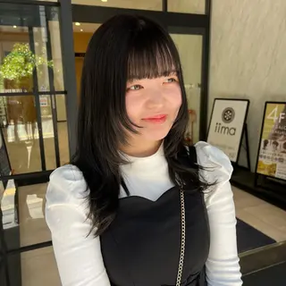 ロング カラー Neale. ユメのヘアスタイル