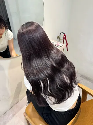 ロング カラー roka所属・ayaka♡ 柔らかカラーのヘアスタイル